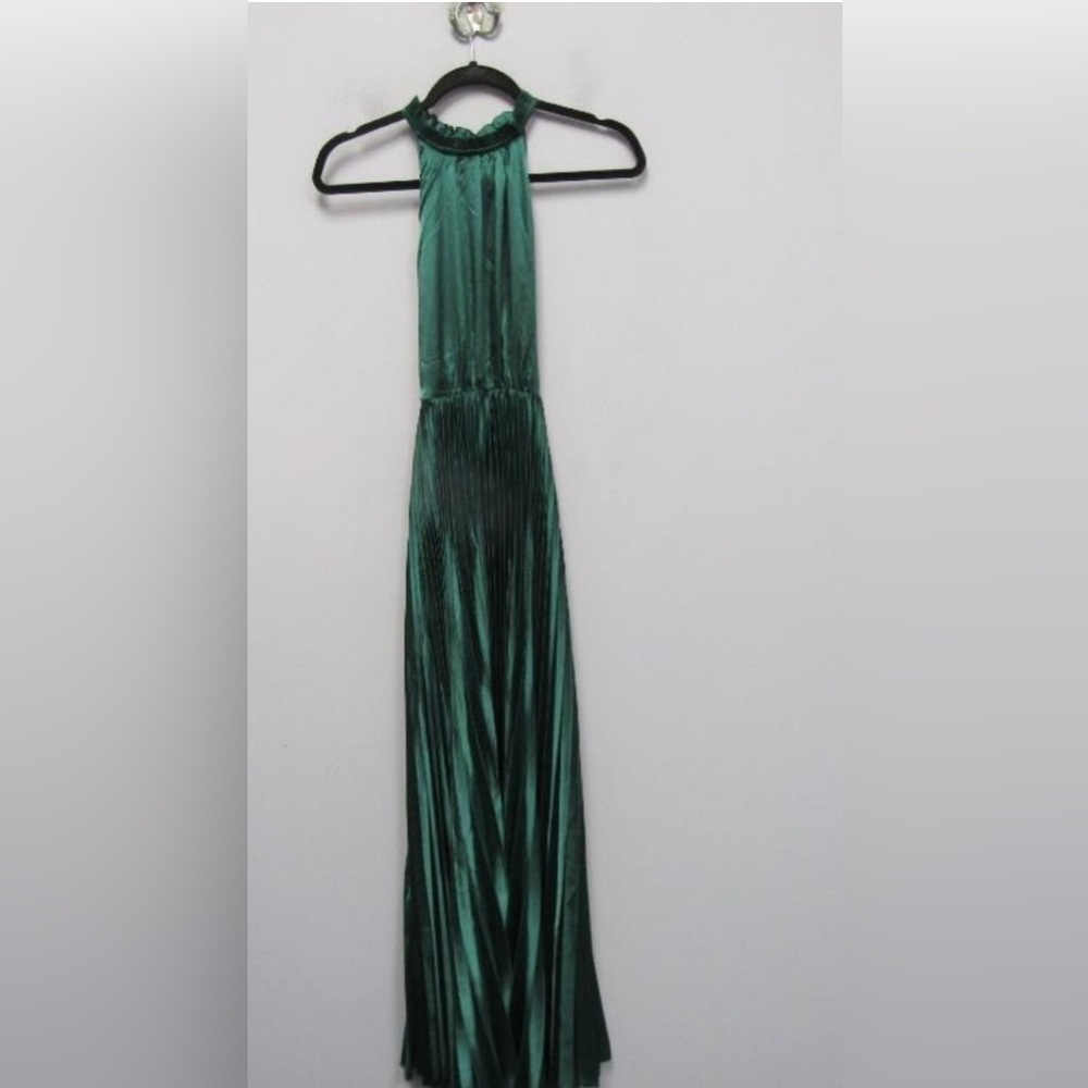 NWT KLD Signature Chic Teal Sleeveless Maxi Dress - Picture 8 of 12